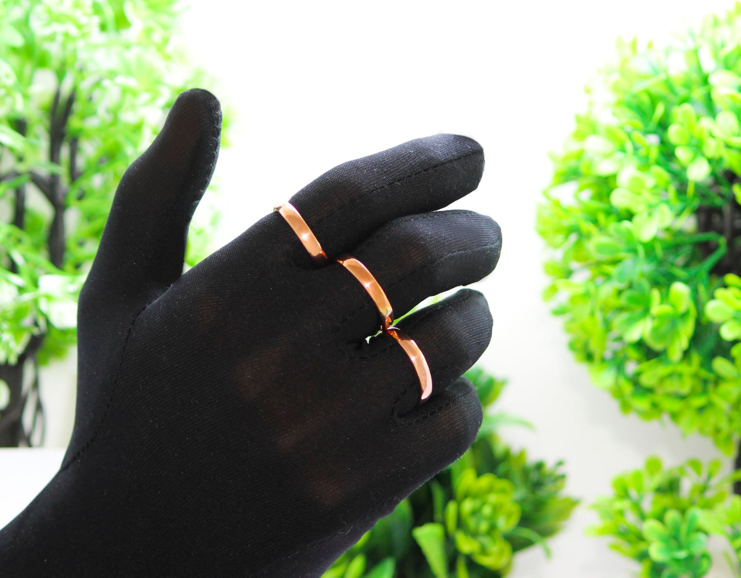 Krishnaa Jewels Pure Copper Handmade Classic Band Ring Ethnic Gift Jewelry for Men and Women (3)