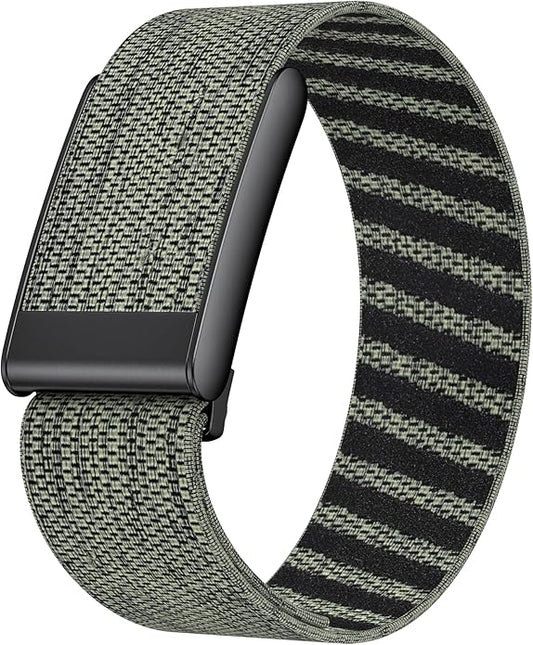VeveXiao Stretchy Nylon Wristband Compatible with Whoop 5.0/Whoop MG Bands,Soft Stretchy Nylon Sports Loop Replacement Bands for Men Women, with Metal Frame Adjustable Connector