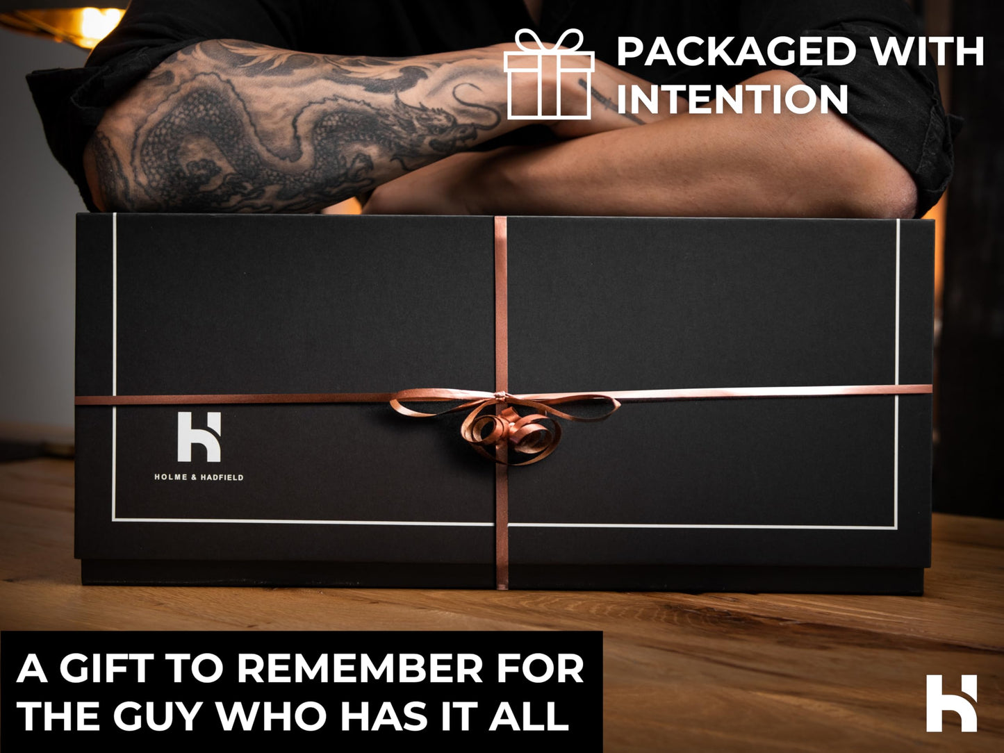 Premium 4 Slot Watch Box for Men (2026 Upgraded) – Wooden Watch Display Case with Hinged Wood Cover, Leather Lining & Drawer – Watch Organizer Stand – Handcrafted Luxury Father's Day Present for Men
