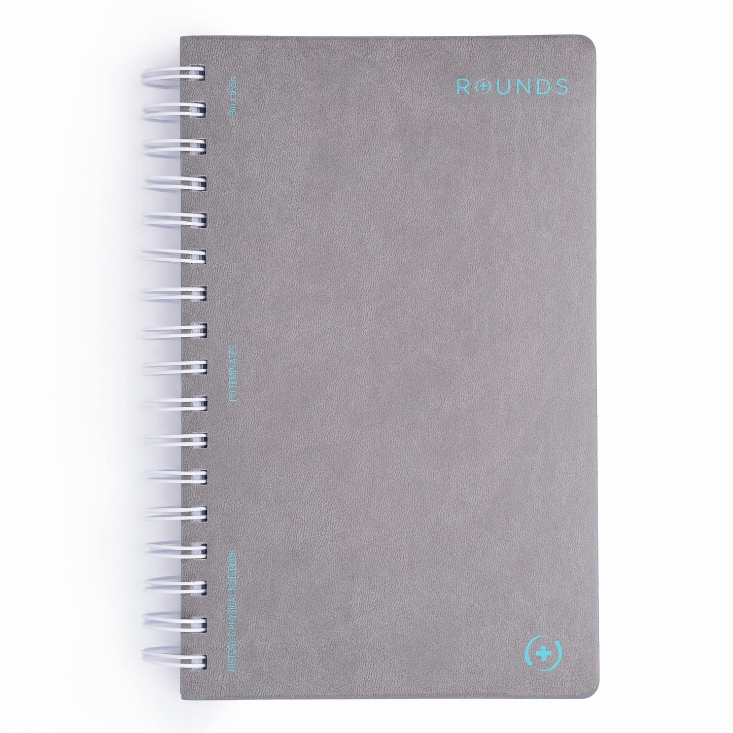 H&P Notebook Spacious Medical History and Physical Notebook (8.5" x 5.5") 110 Templates Minimalist Leather Cover