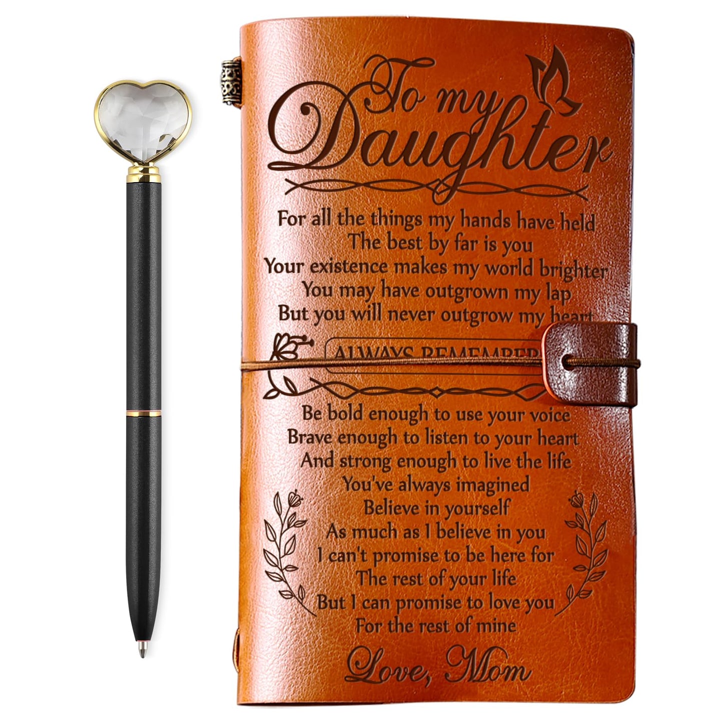 PRSTENLY 3Pcs Daughter Leather Journal from Mom