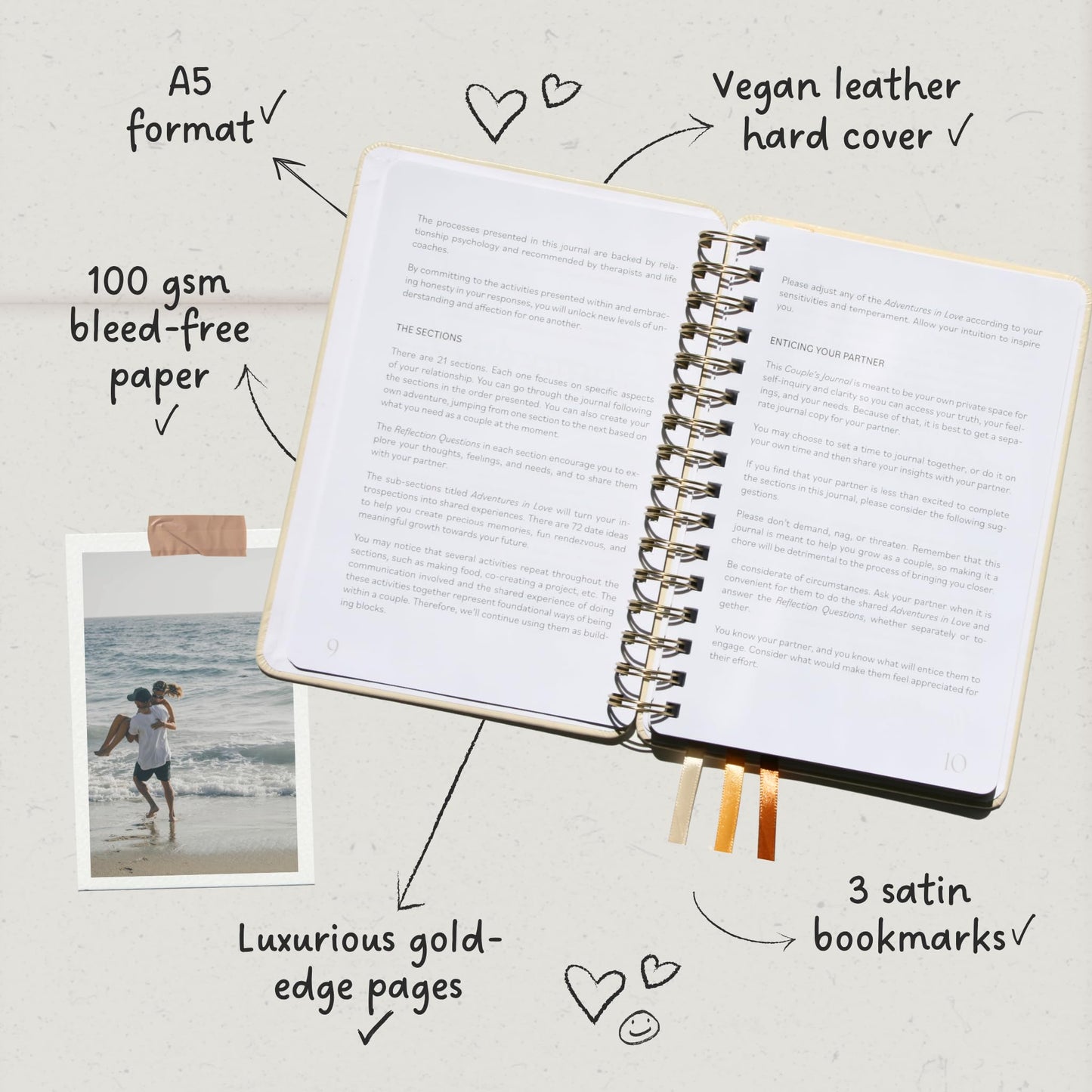 Wedding Gifts for Couples 2026: Couples Journal with 21 Ways to Grow Love & Marriage, Therapy Workbook, 72 Date Night Activities, Bridal Shower Gifts & Wedding Favors