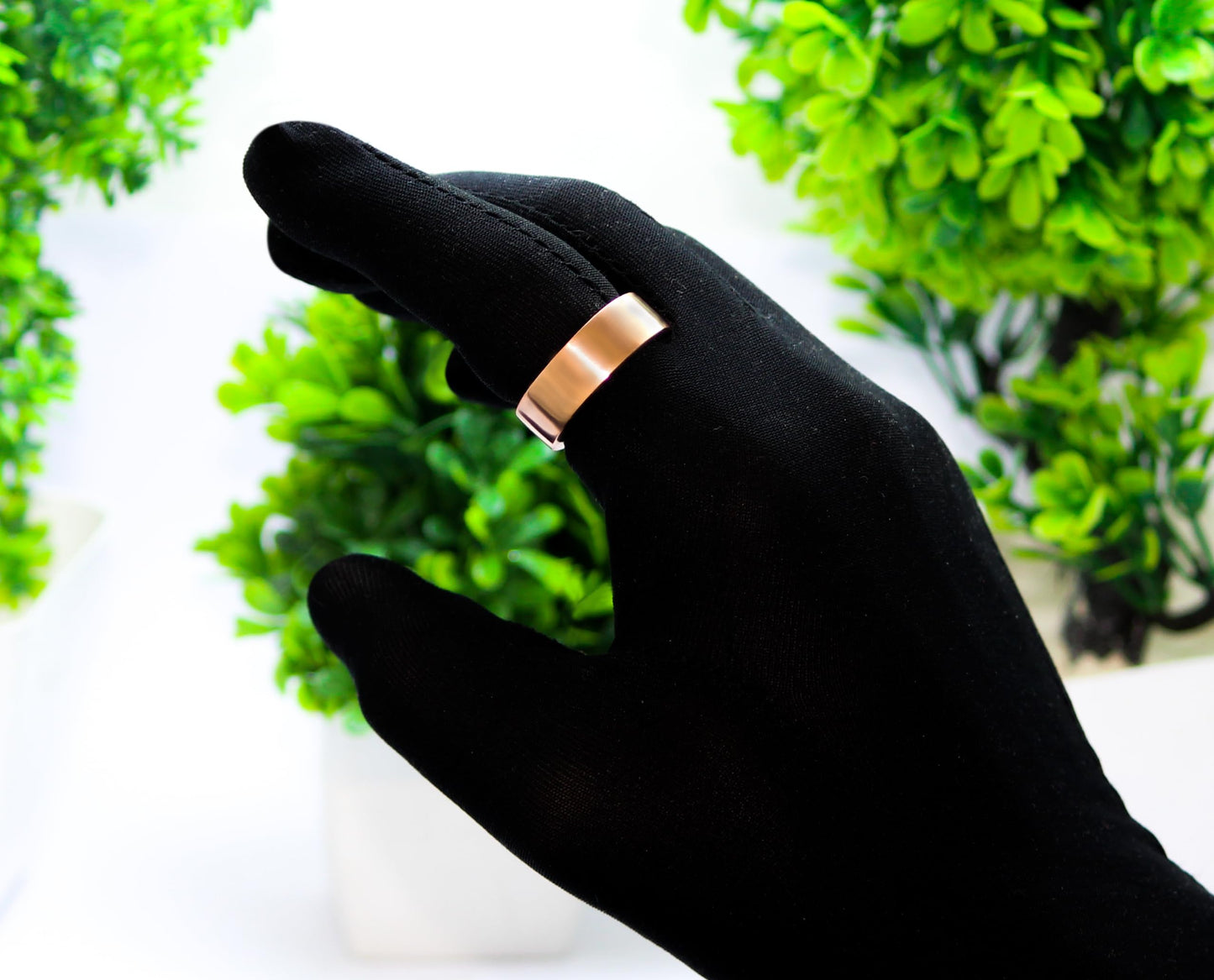 Krishnaa Jewels Pure Copper Handcraftede Natural Healing 2mm Heavy Thick Ring Ethnic Jewelry for Men and Women (4)