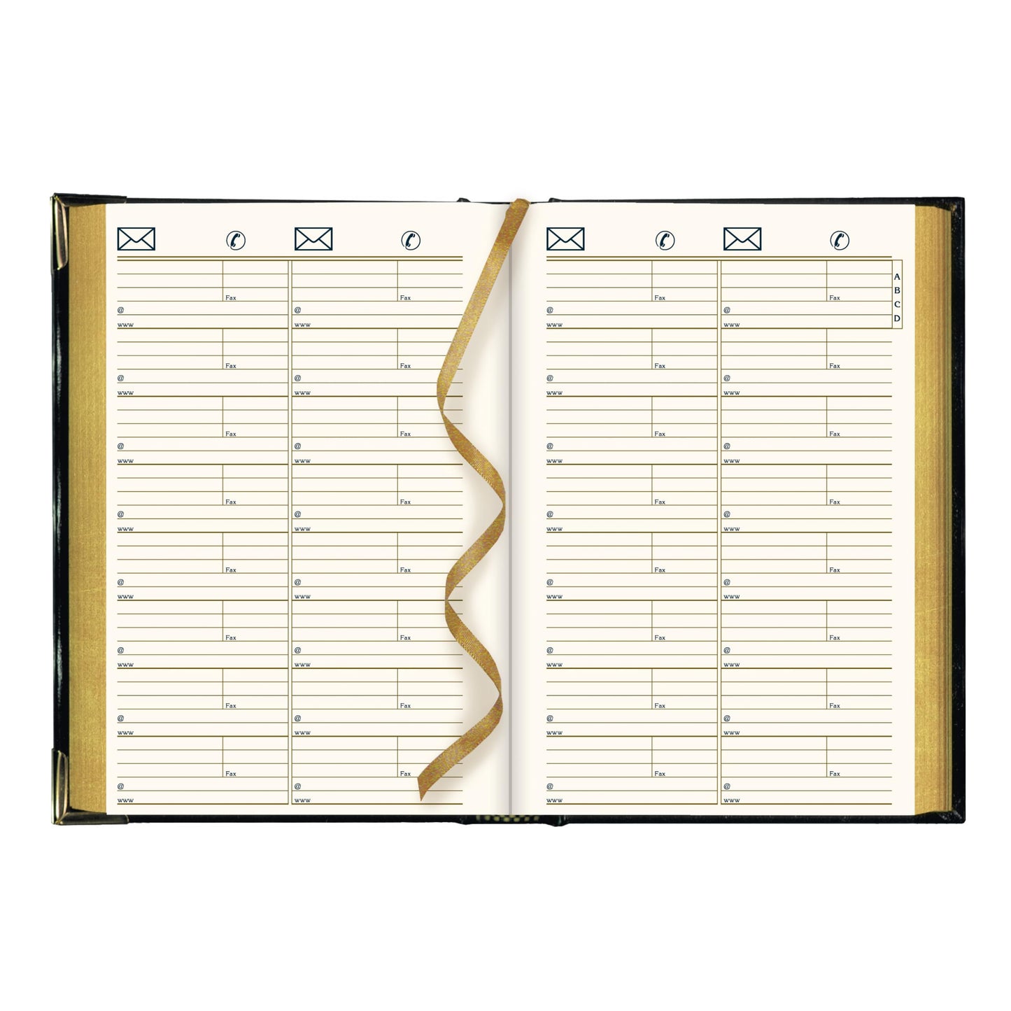Brownline® 2026 Executive Daily Planner, Appointment Book, 12 Months, January to December, Sewn Binding, 7.125" x 4.875", Black, Trilingual (CBE504-26)