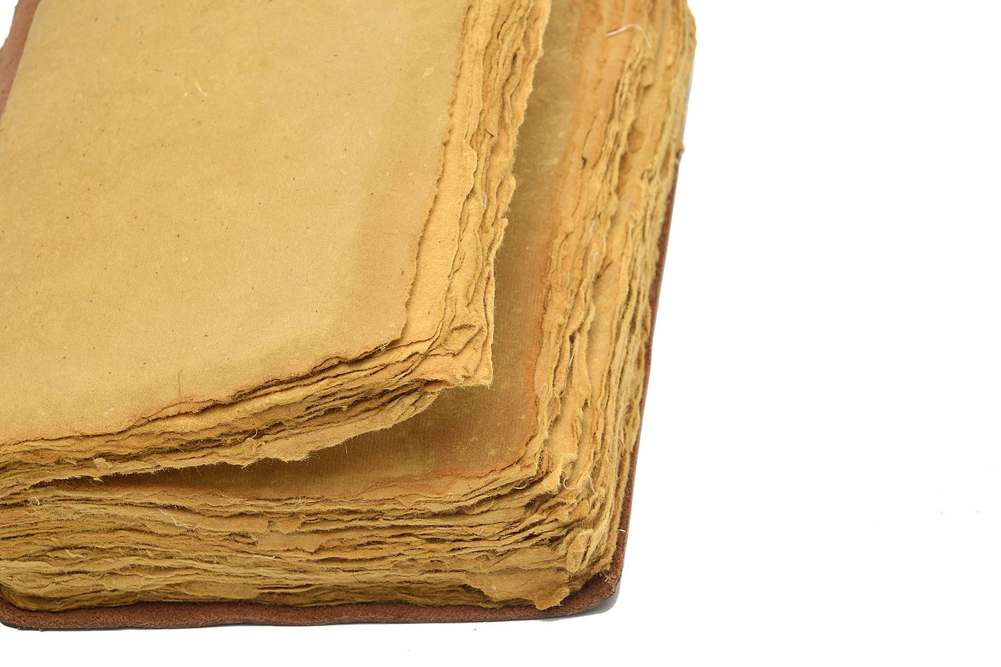 Ruzioon Leather Journal Writing Notebook - Antique Handmade Leather Bound journal with deckle edge paper For Men And Women Diary Large 7.5" X 5.5" Inches, Gift For Art Sketchbook, Travel Diary And Notebooks To Write In (7.5" X 5.5") (9" X 6")