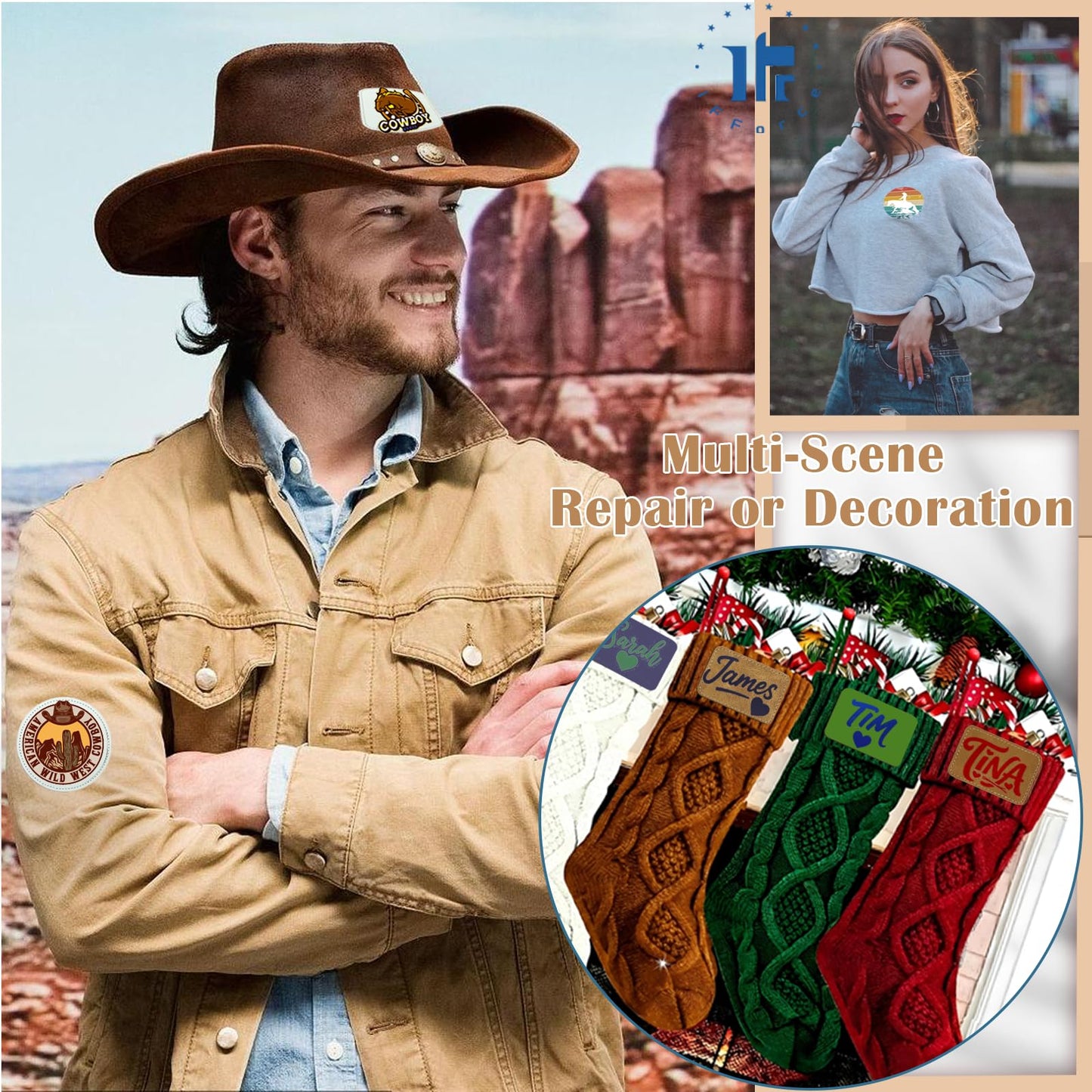iFForce Full Sublimation Patches with No Border - 30 Pcs Iron on Blanks White Waterproof Smooth Glossy Material - Heat Press Round Patch Adhesive for Hat Cap Clothes Business