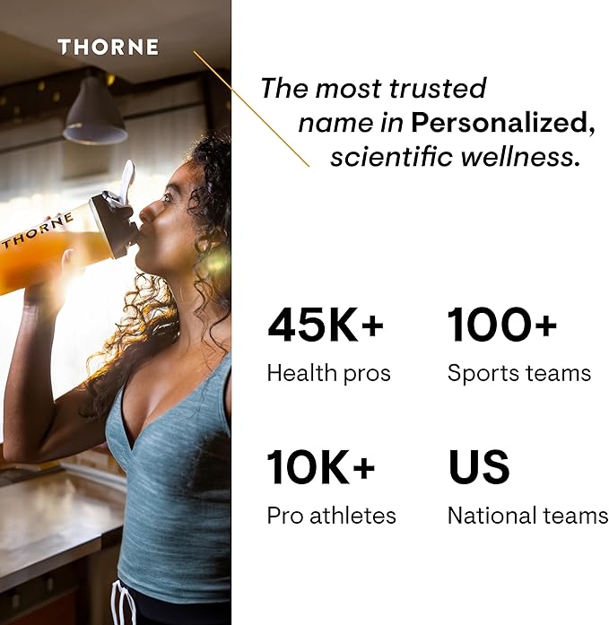 THORNE - Whey Protein Isolate - 21 Grams of Easy-to-Digest Whey Protein Powder - NSF Certified for Sport - Vanilla - 29.5 Ounces - 30 Servings