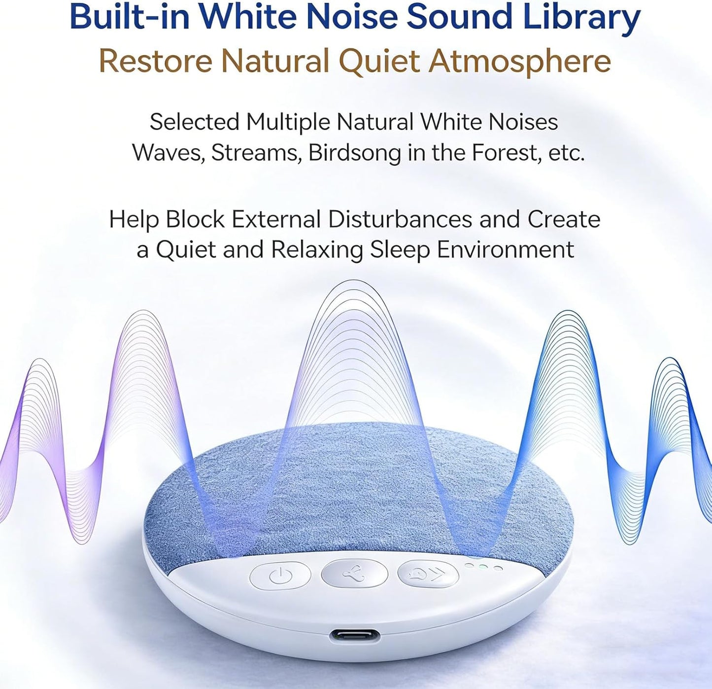 2026 2Pcs) Upgrade Pillow Speaker for Sleeping, Sleep Speaker Under Pillow Bluetooth with White Noise, Dual-Mode