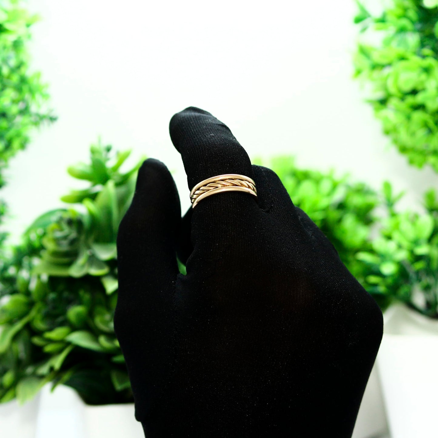Krishnaa Jewels Pure Copper Classic HandCrafted Band Ring Gift Jewelry for Men and Women (13)