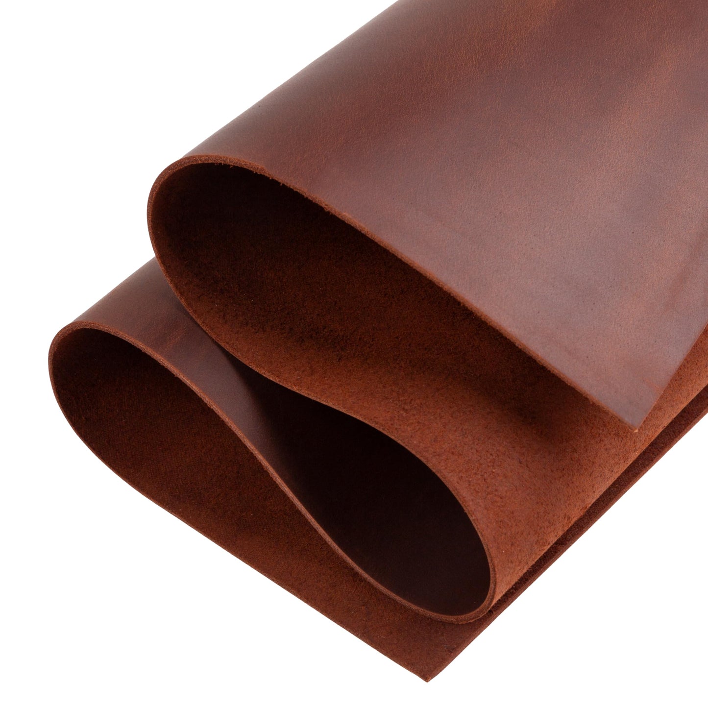 Shkira 12''X24'' Genuine Brown Leather Sheets for Crafts - Square 2.0MM Thick Genuine - Thick Cowhide Pieces Square - Leather Sheet for Arts and Crafts