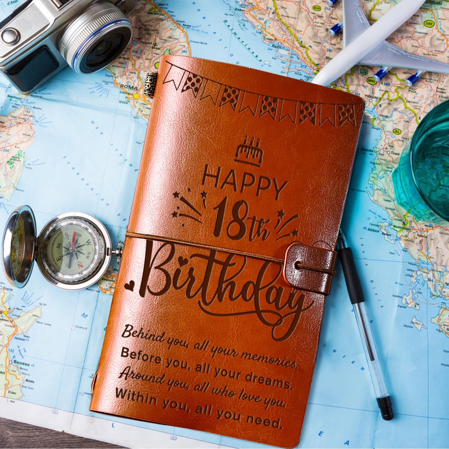 PRSTENLY Daughter Leather Journal+ 18th Birthday Leather Journal