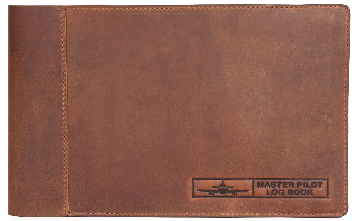 Tolredo Canadian Master Pilot Log Book TL-SP-05 Flight Standard Top Grain Cowhide Leather Refillable Bleedproof 278 Pages Aviation Logbook for FAA ICAO, JAA, CAA, and CASA Documentation (12" x 7.5")
