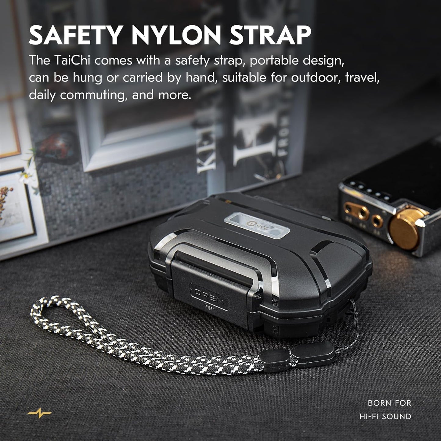 YINYOO ZC01 ZS10 SE215, KS1, ZS12 2, AS16 CCZ Hard Shell IEM Case for KZ Pro in Ear Monitor, Travel Portable Earbuds