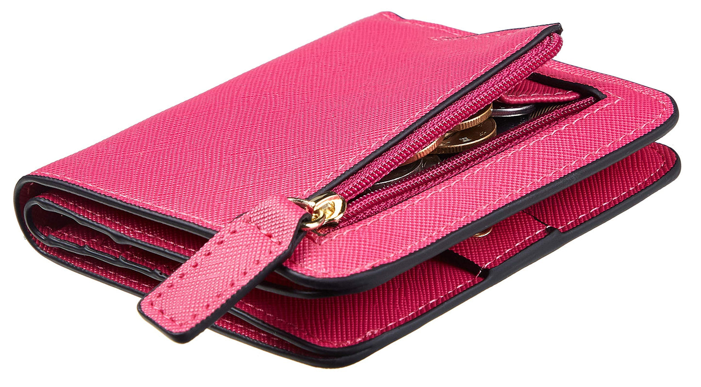 Toughergun Wallet Women Rfid Blocking Small Compact Bifold Luxury Leather Pocket Wallet Ladies Mini Purse with ID Window