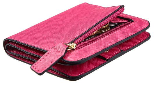 Toughergun Wallet Women Rfid Blocking Small Compact Bifold Luxury Leather Pocket Wallet Ladies Mini Purse with ID Window