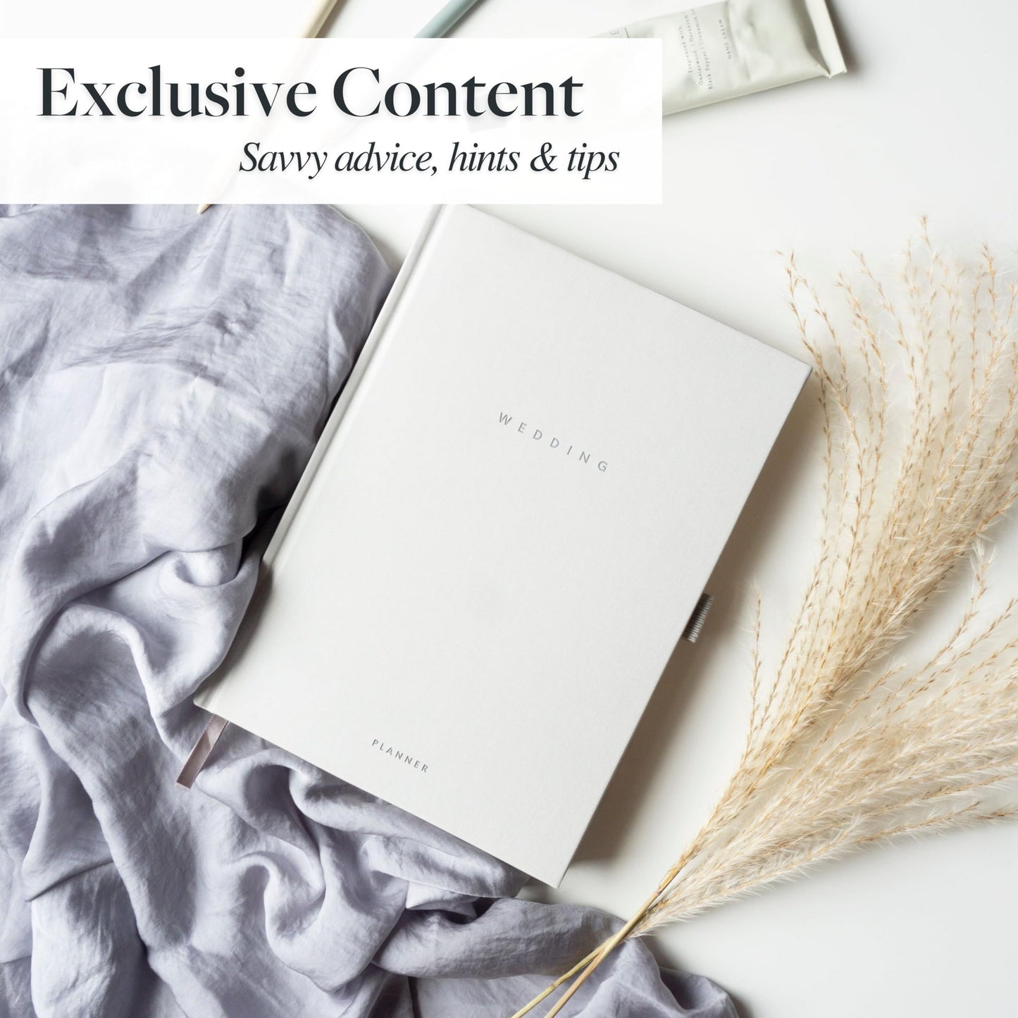 Award Winning Scribble & Dot® Wedding Planner Book and Organizer for the Bride | Tissue Wrapped in a Gift Box | Cushioned Cover | Engagement Gift | This Elegantly Designed USA Planner Allows you to Plan Every Detail (Soft Grey)