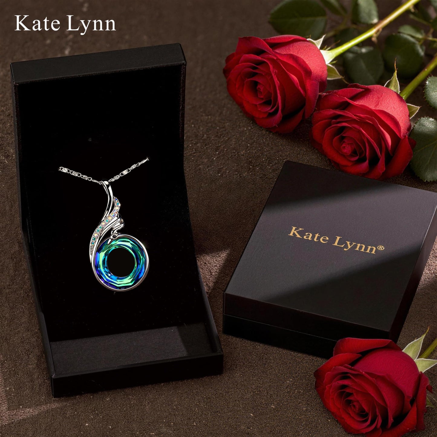 Kate Lynn Phoenix Necklaces for Women Crystal Pendant Necklace Jewelry Birthday Gifts for Women Christmas Mothers Day Gifts for Mom Wife Daughter Gift for Girlfriend Best Friends Lady