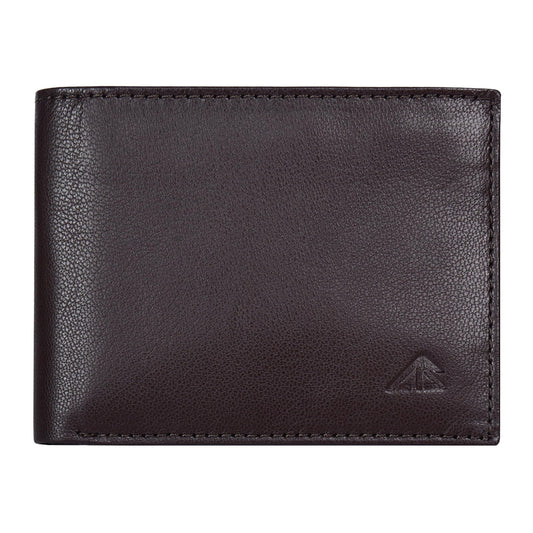ASAD Leather Bifold Wallets For Men with 2 Note Compartment, 6 Card Slots, 2 Slip Pocket & 1 ID Slot, Genuine Leather Bifold Wallet for Men, RFID Blocking, Slim Wallet | Brown