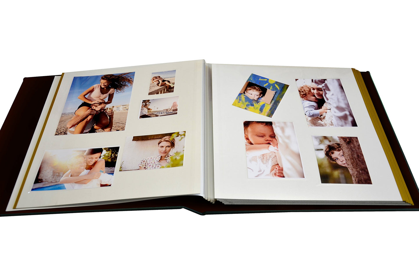 Zoview Self-Adhesive Photo Album, Dust-free, glue free and waterproof Scrapbook Album, Family album, Leather Cover, Hand Made DIY Albums Holds 3x5, 4x6, 5x7, 6x8,8x10 photos