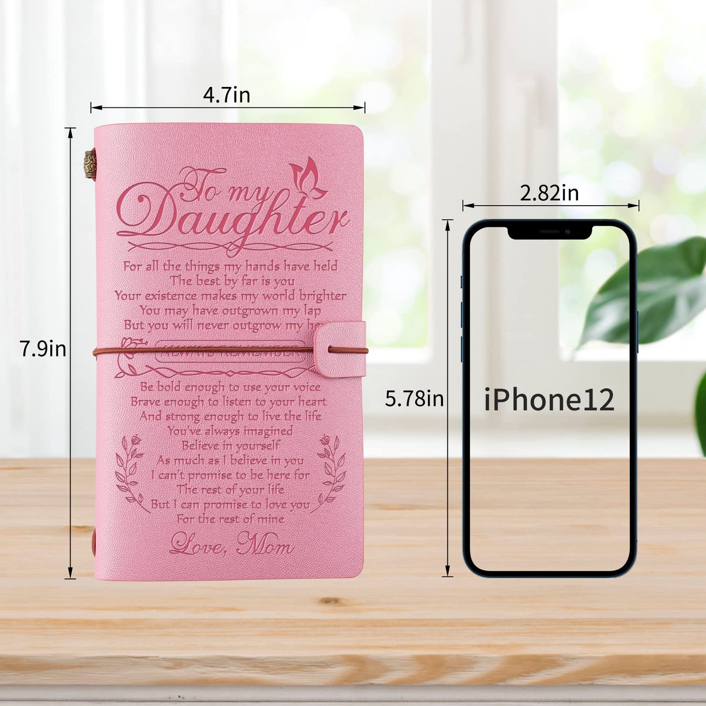 PRSTENLY 3Pcs Daughter Leather Journal from Mom