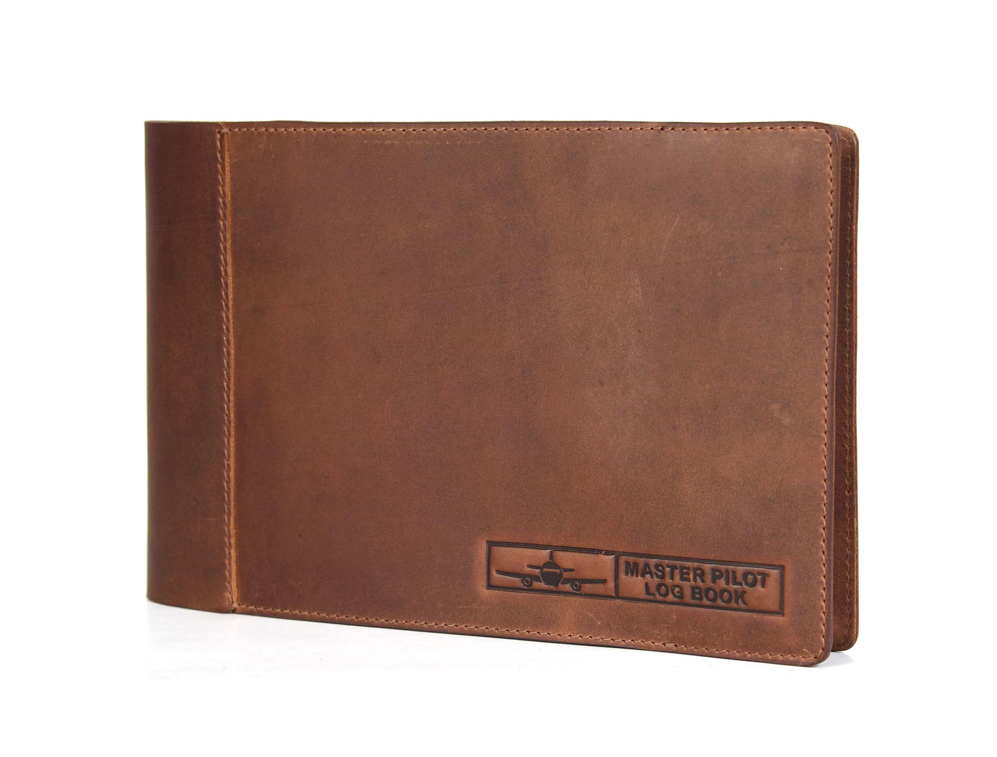 Tolredo Canadian Master Pilot Log Book TL-SP-05 Flight Standard Top Grain Cowhide Leather Refillable Bleedproof 278 Pages Aviation Logbook for FAA ICAO, JAA, CAA, and CASA Documentation (12" x 7.5")