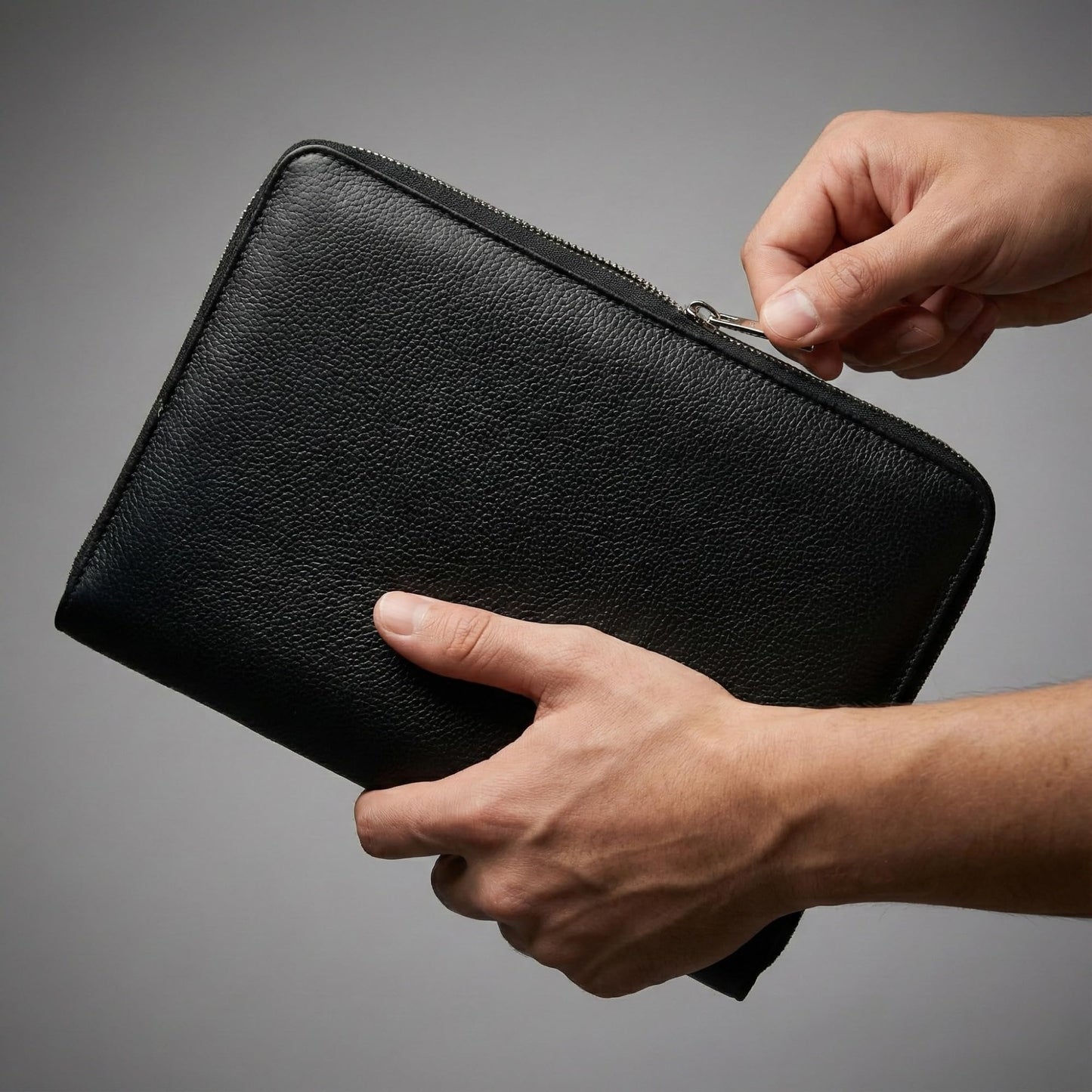 Evermart Deals Full Grain Leather Checkbook Cover for Multiple Check Books - Checkbook Organizer for Up to 6 Books With Duplicate Checks - Checkbook Holder for Women and Men - Gift for Fathers