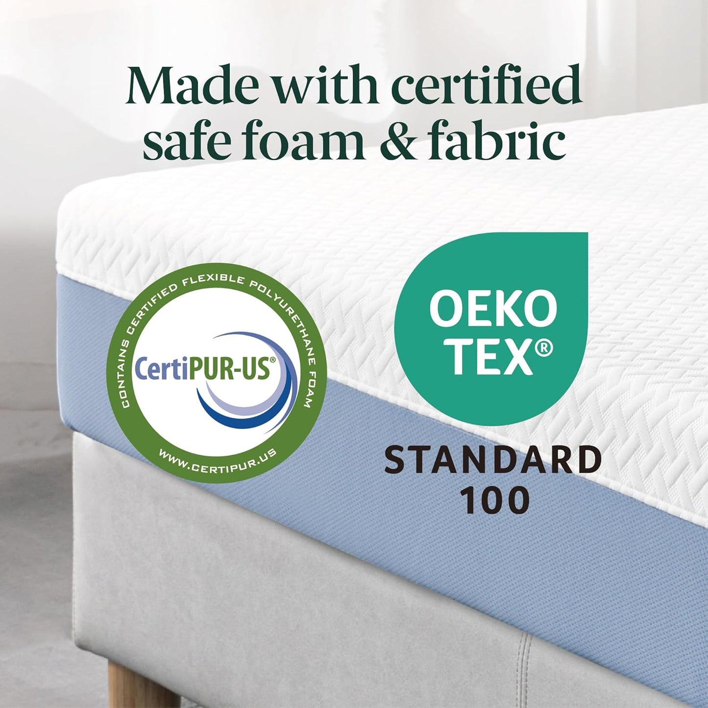 Zinus 10 Inch King Memory Foam Mattress - Cooling Comfort, Fiberglass-Free, Medium Feel, Safe Materials