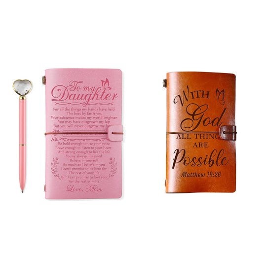 PRSTENLY Daughter Leather Journal+ Christian Leather Journal