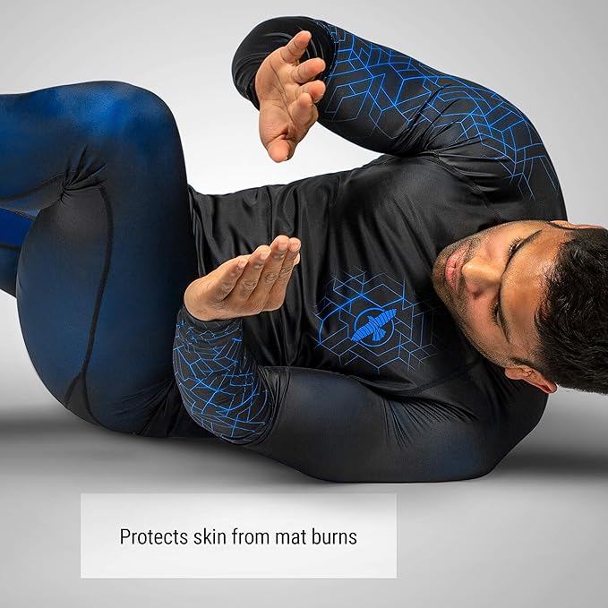 Hayabusa Geo Long Sleeve Jiu Jitsu Rashguard