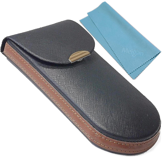 M-world Slim, Light, semi- Hard, Eye Glasses Case (Black)