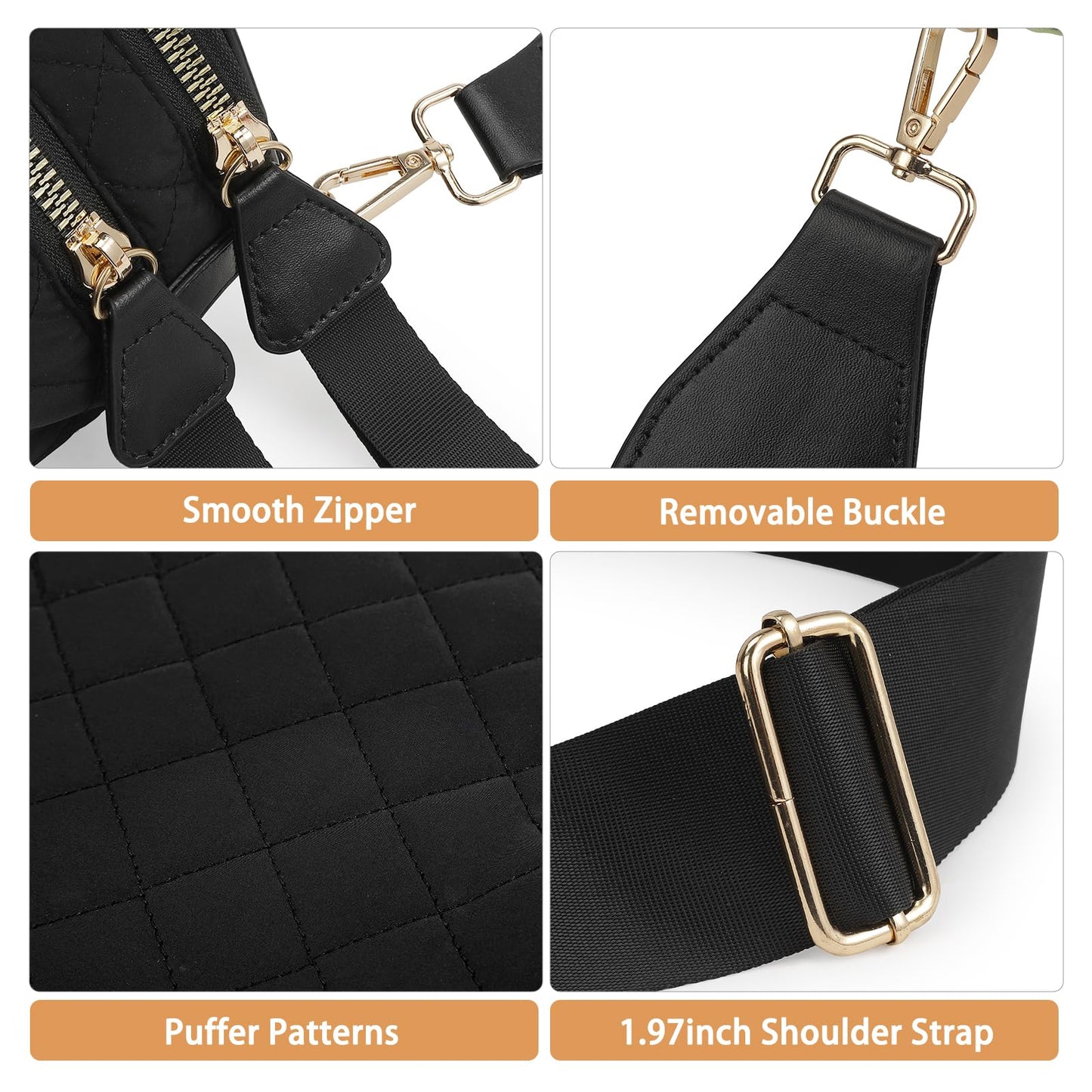 Woven Crossbody Bag for Women,Woven Leather Belt Bag, Woven Bum Bag Fanny Pack Purse for Daily Casual/Travel/Festival