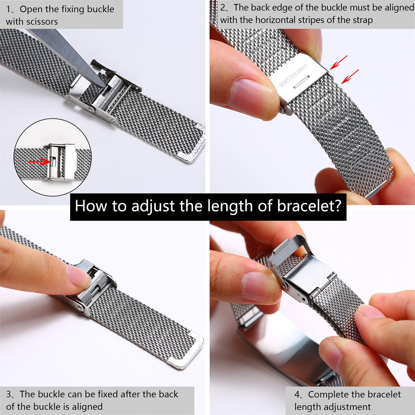 VNOX Medical Alert Bracelets for Men & Women with Custom Engraving Adjustable Stainless Steel Mesh Emergency Medical ID Bracelets Wristband,Gold Plated