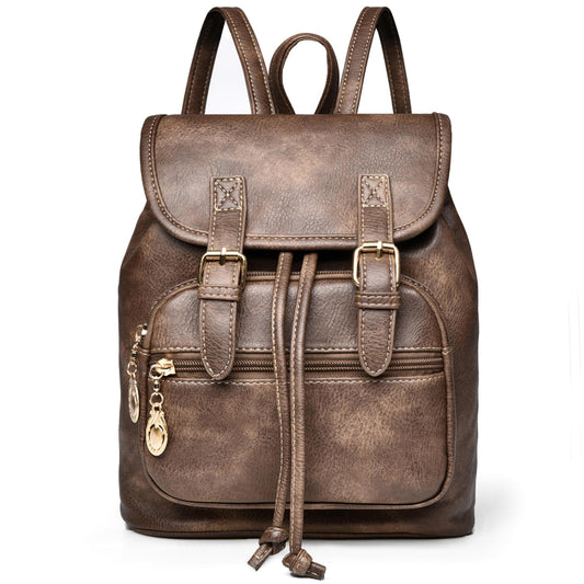Dora & Liz Mini Backpack Purse for Women Leather Fashion Cute Small Backpacks Lightweight Travel Ladies Shoulder Bags