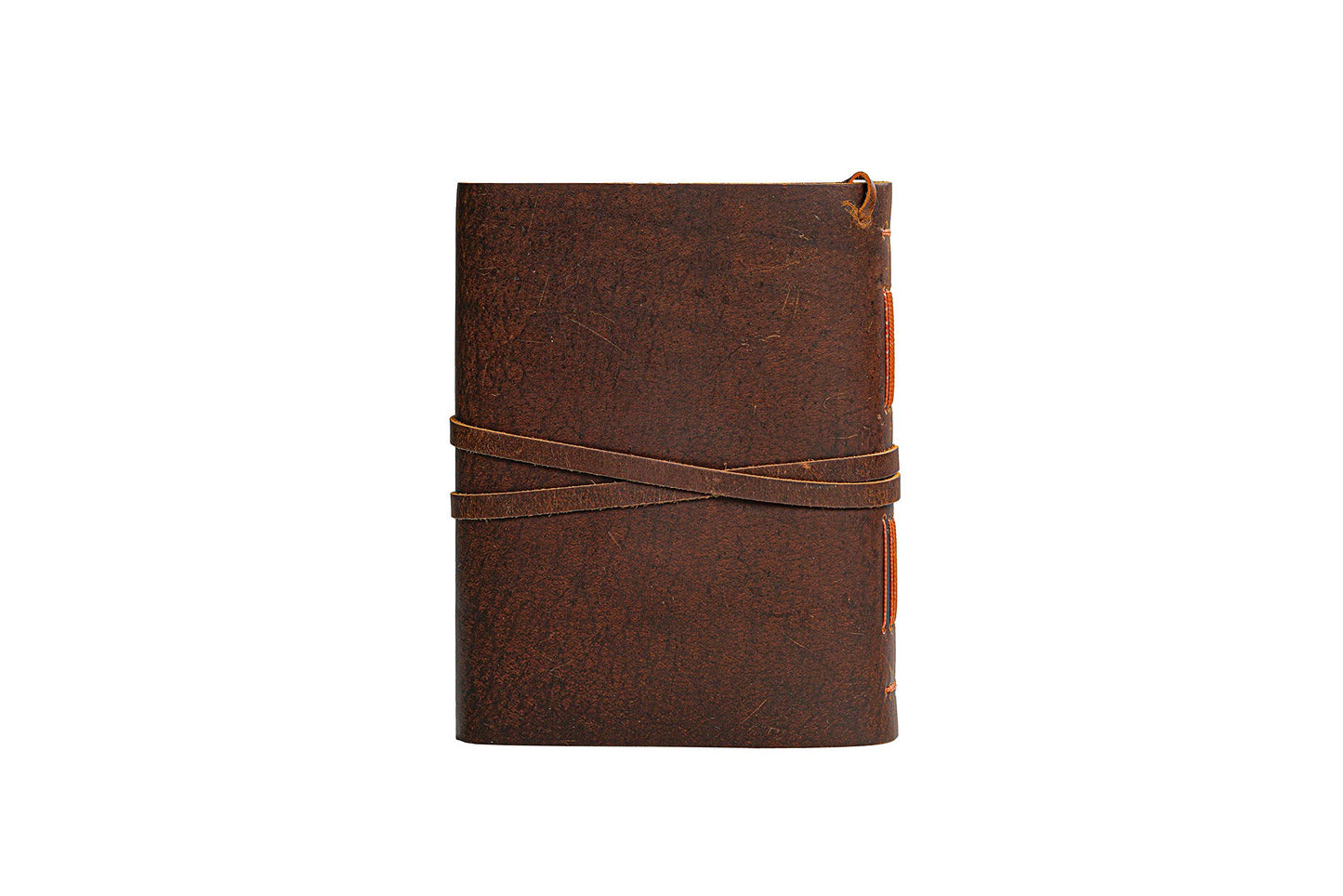 HLC Leather Journal Notebook - Rustic Handmade Vintage Leather Bound Journals for Men and Women - Antique Craft Unlined Paper 300 Pages, Leather Book Diary Pocket book To Write In (7.5" x 10" Inch)