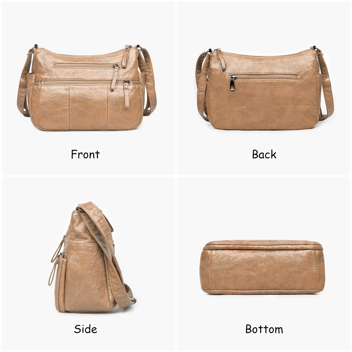 VOLGANIK ROCK Purses for Women Soft PU Leather Shoulder Bag Ladies Crossbody Purse and handbags Lightweight Pocketbook