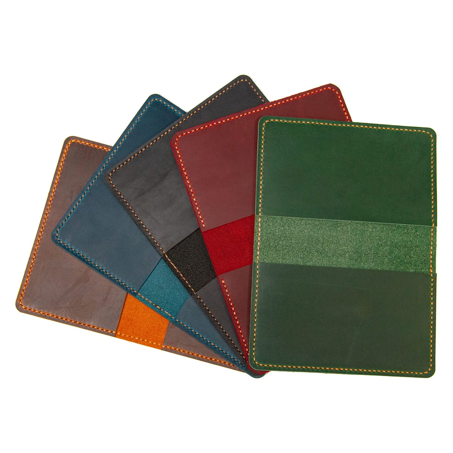 Turbosnail Leather Journal Cover for Moleskine Cahier Notebook Pocket size 3.5" x 5.5" Refillable Pocket Cover (Brown)