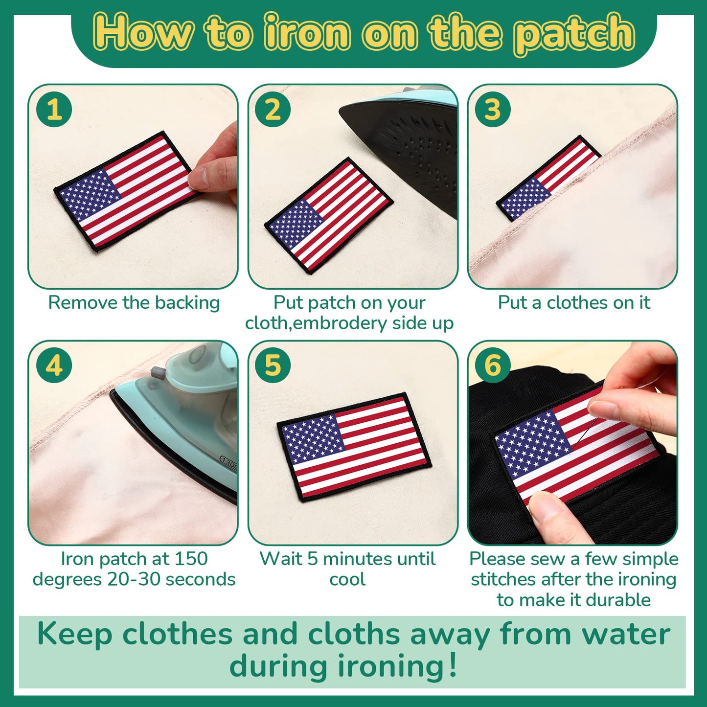 Giegxin 240 Pcs Sublimation Patches Fabric Iron on Blank Patches Decorative Blank Repair for Embroidery Hat Backpack Clothes Uniforms DIY Crafts