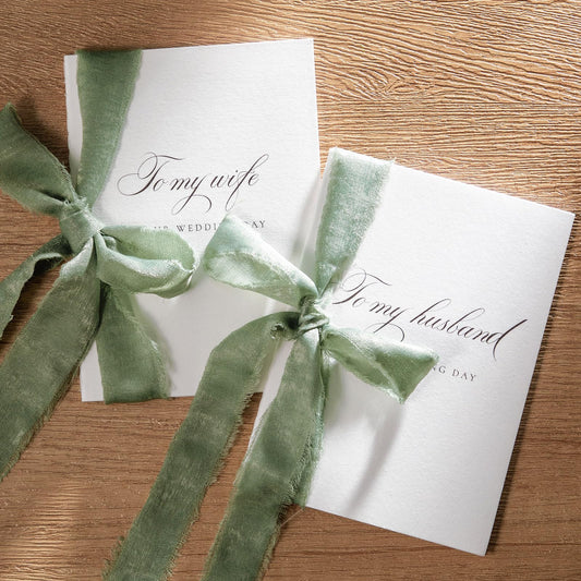 Engrowtic 2 Set Wedding Vow Books to My Husband Wife Vow Books with Silk Ribbon and Envelopes Wax Seals A6 Bride and Groom Guestbook for Bridal Shower Engaged Couple Wedding Essential(Sage Green)