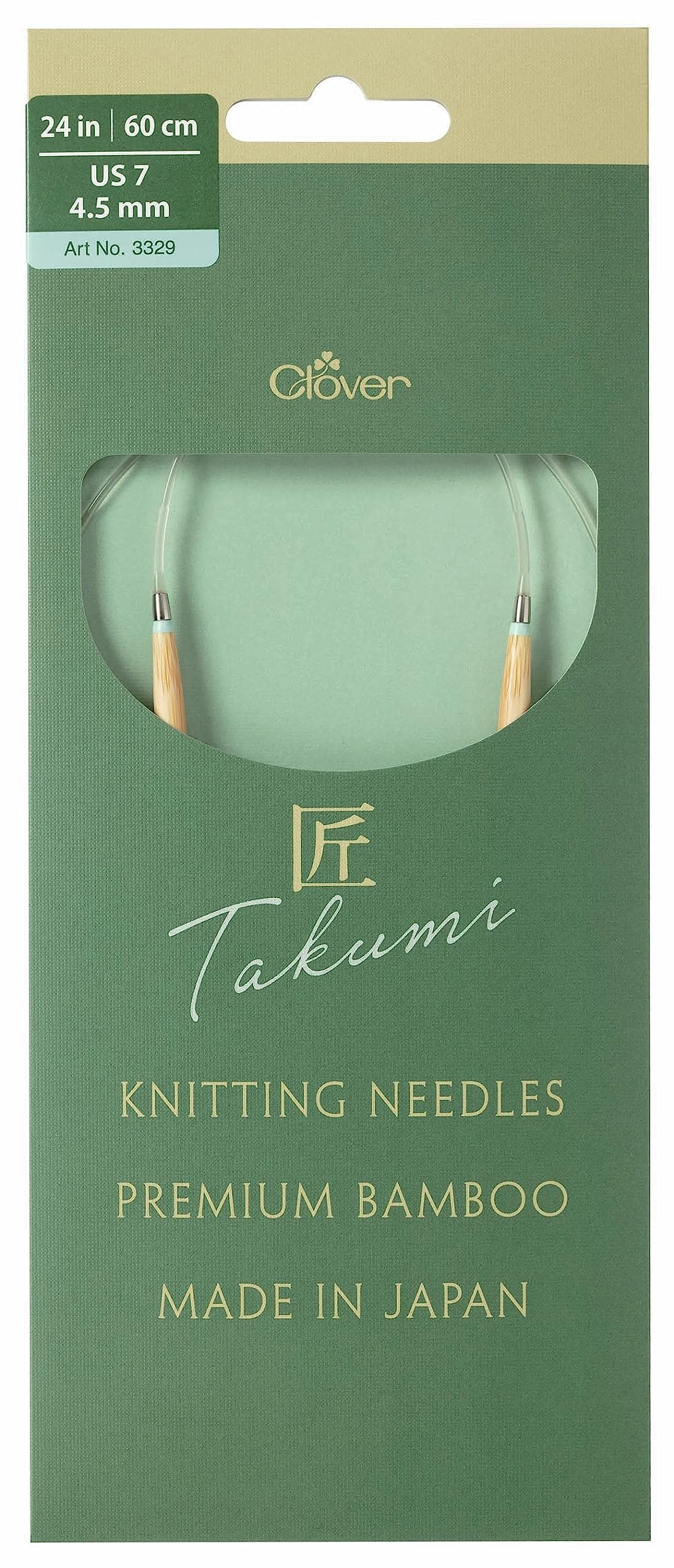 Takumi Pro Circular Knitting Needles 24"-US 7/4.5 mm