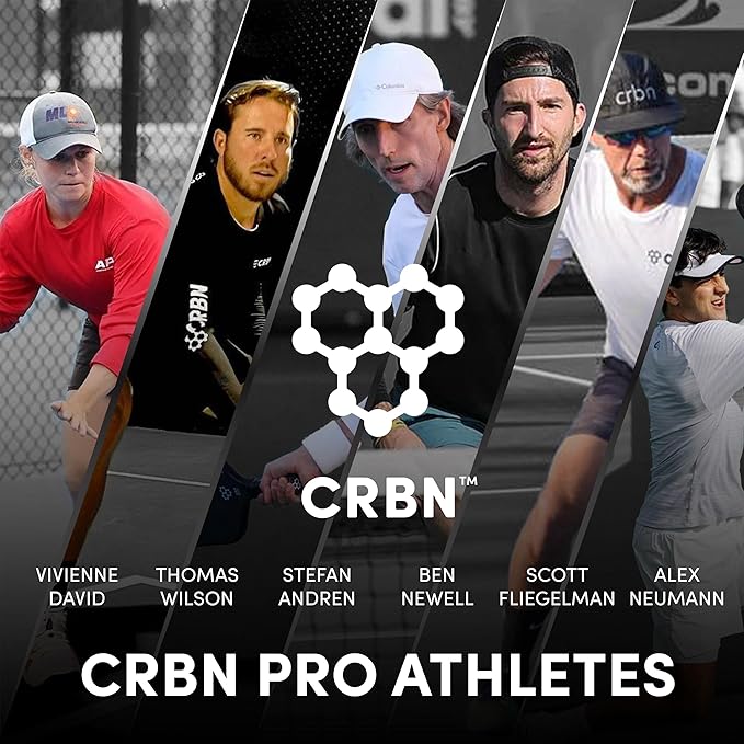 CRBN Pickleball Paddle Eraser, Best Carbon Fiber Pickle Ball Racket Cleaner, Fast & Easy Rubber Bar to Remove Ball Residue, Dirt, & Minor Scrapes/Scratches
