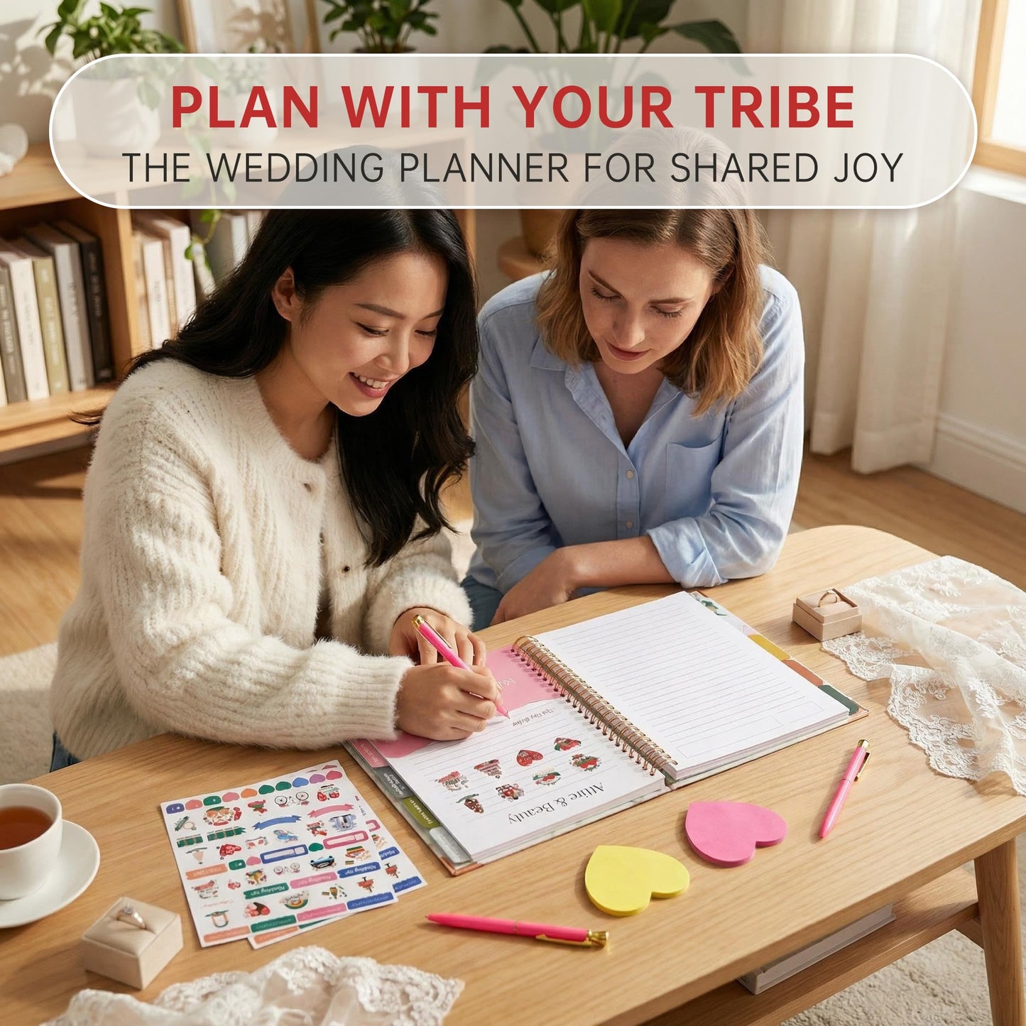 7Pcs Wedding Planner Book and Organizer, Engagement, Wedding Gifts for Couples, Bride, 176 Pages Bride Wedding Planning Book, Waterproof Cover, Thick Hard Cover with Metal Corners, 9 X 11''
