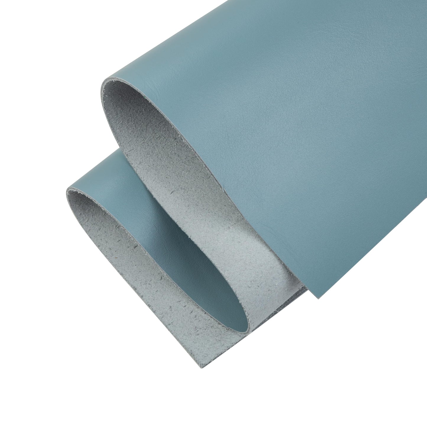 Shkira 12''X24'' Tooling Leather Square - 2.0MM Light Blue Sheets for Crafts - Leather Sheets for Crafts Tooling Sewing Hobby - Thick Cowhide Pieces - Fabric for Crafting