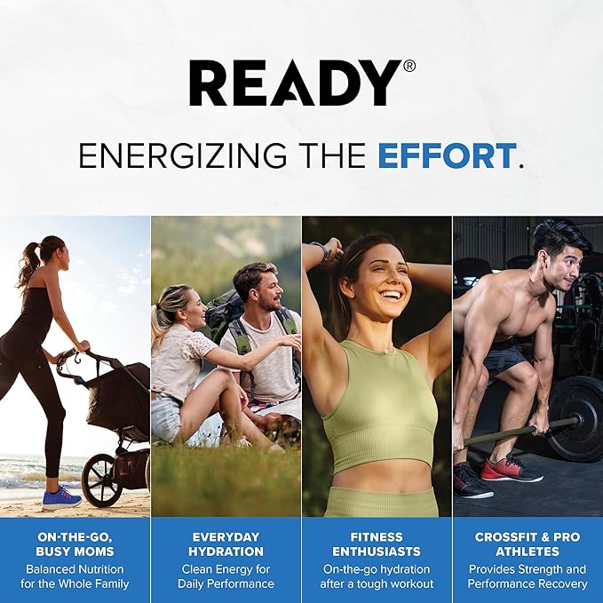 Ready® Protein Water ??20g Whey Protein Isolate, Zero Sugar, Low-Calorie Sports Drink for Hydration & Recovery ??Electrolytes, Essential Amino Acids ??Pink Grapefruit, 16.9 fl oz Bottles (12-Pack)