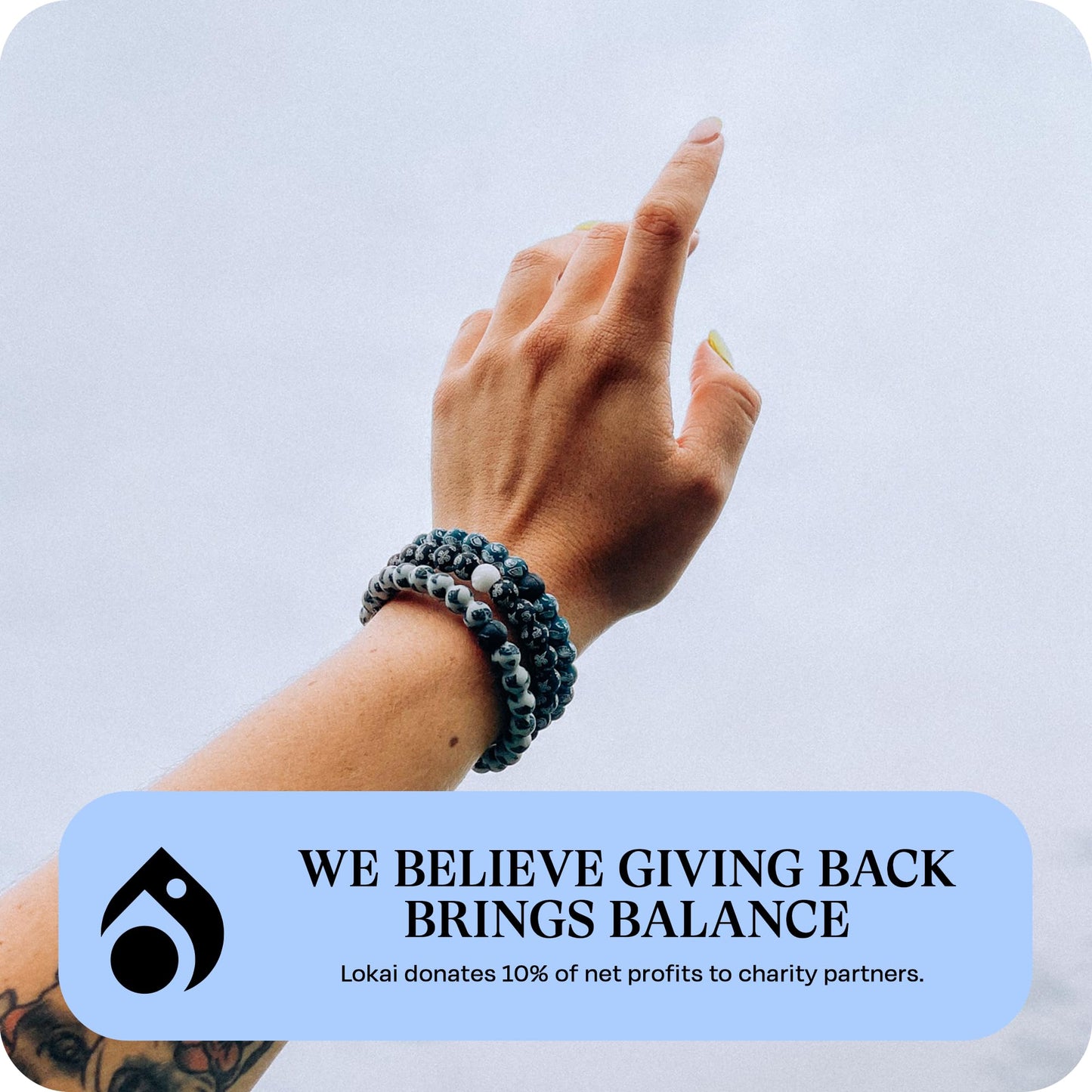 Lokai Silicone Beaded Bracelet for Men & Women, NFL Football Collection - New Orleans Saints, Logo, Medium - Silicone Jewelry Fashion Bracelet Slides-On for Comfortable Fit