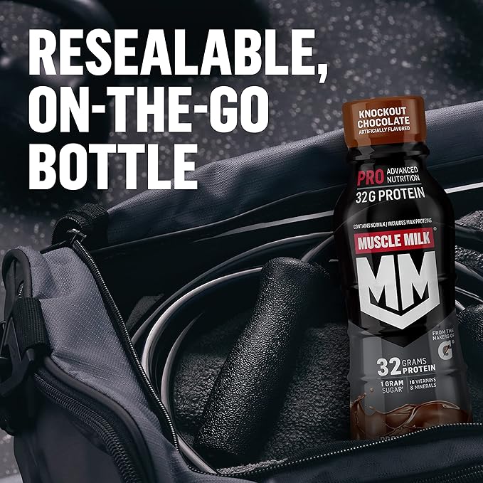 Muscle Milk Pro Series Shake, Cookies 'n Creme, 11.16 Fl Oz Bottles (Pack of 12)