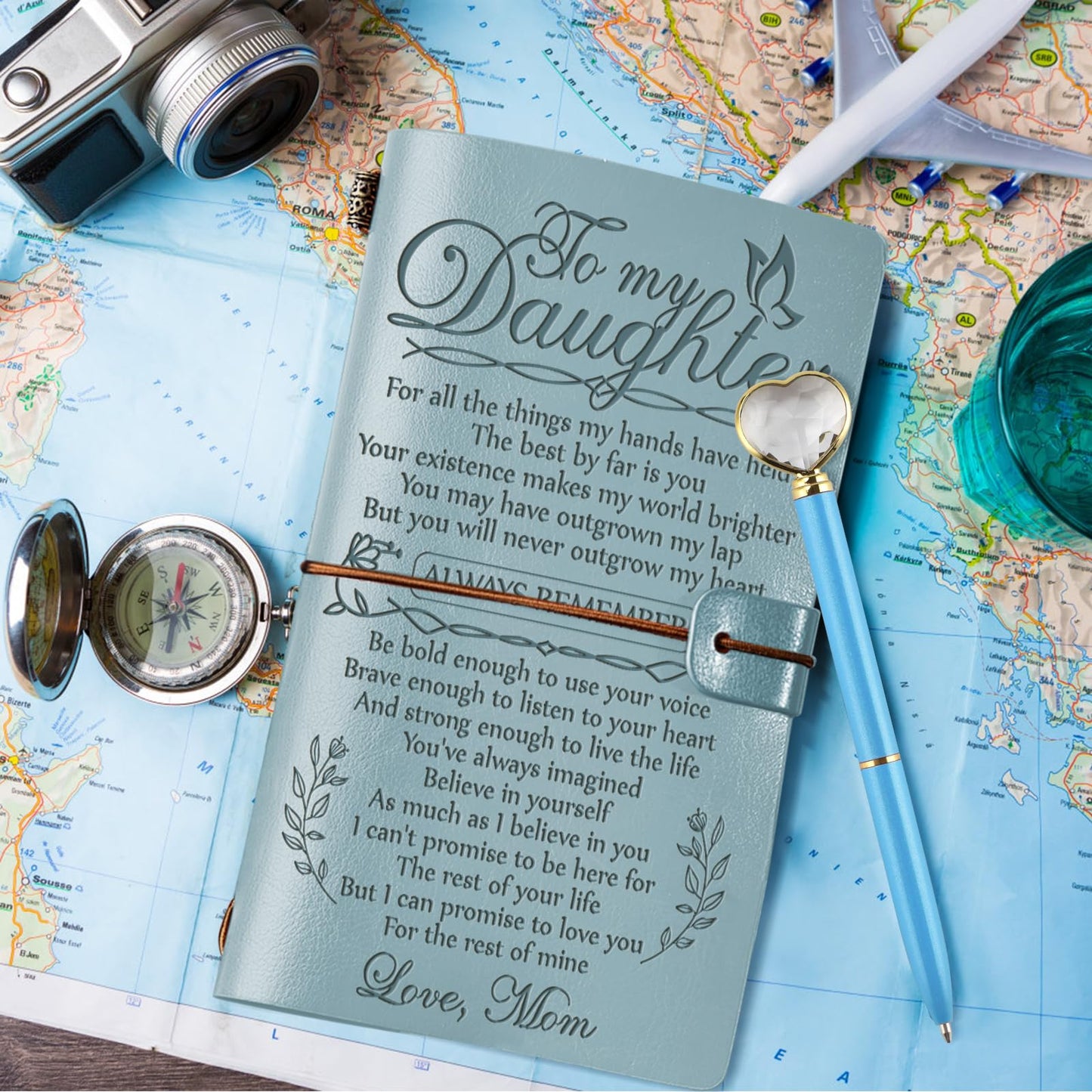 PRSTENLY 3Pcs Daughter Leather Journal from Mom