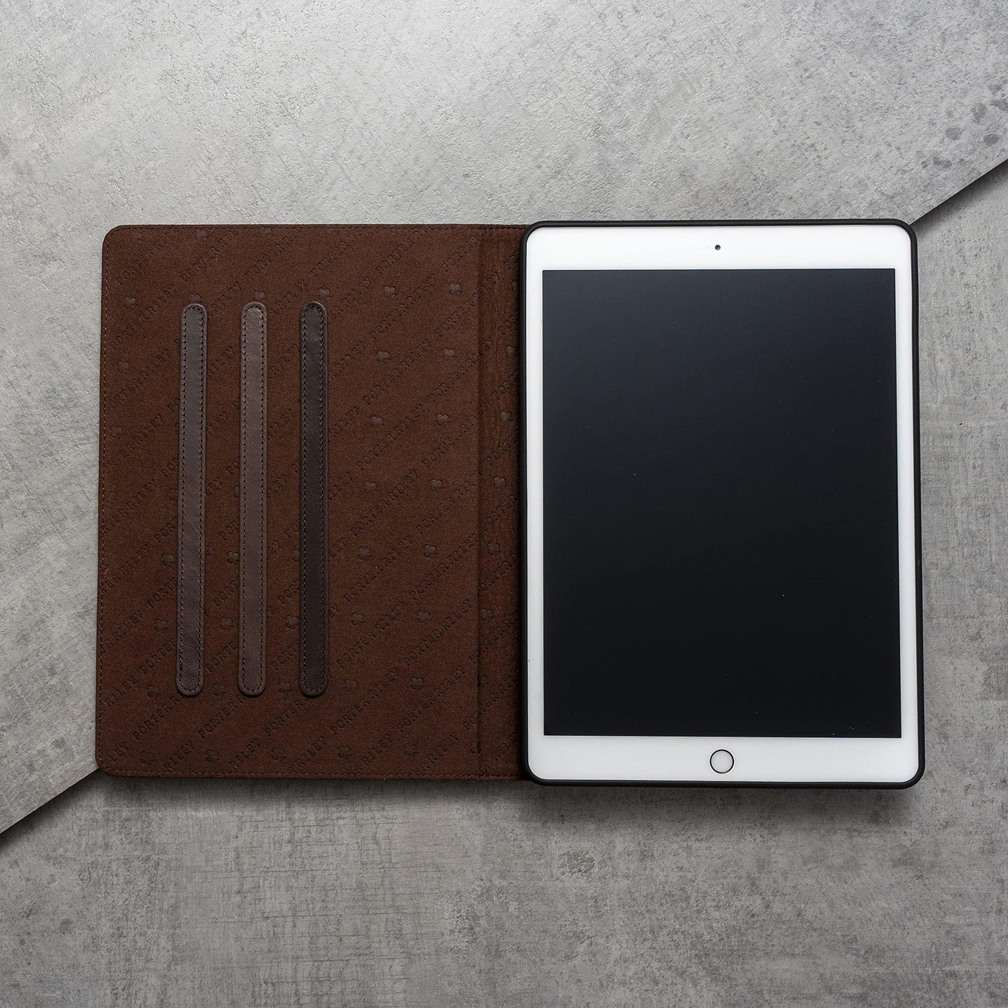 Porter Riley - Leather Case Compatible with iPad Air 11" M4 (2026), M3 (2025) & M2 (2024). Premium Genuine Leather Stand/Cover/Flip Case (Chocolate Brown)