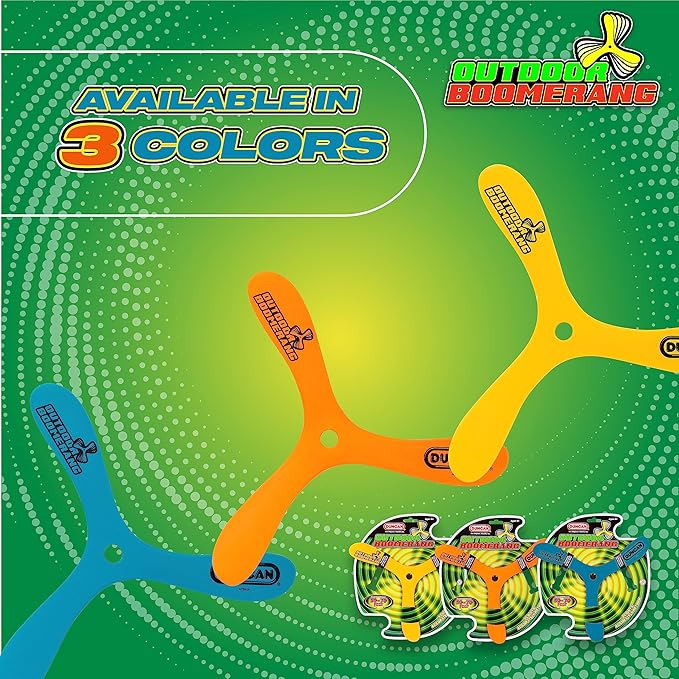 Duncan Toys Outdoor Booma Toy, Sports Boomerang Varying Colors Medium