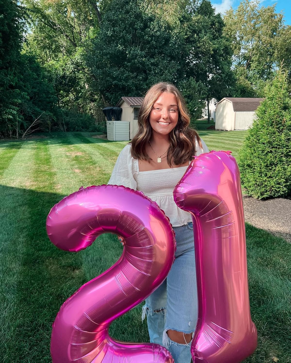 Pink Number Balloon by [Brand Name] - 40 Inch 0 Balloon for Birthday Decorations | Perfect Party Supplies for Women