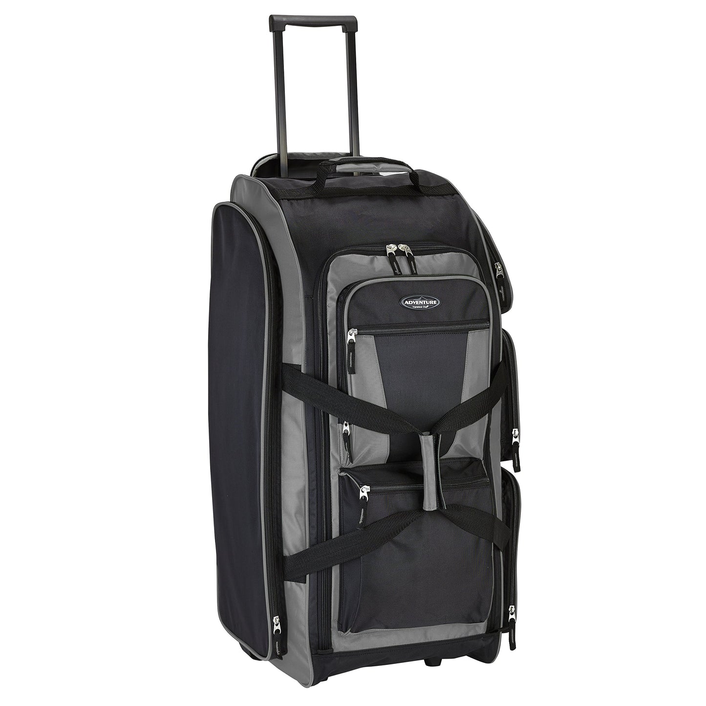 Travelers Club 30" Xpedition Rolling Duffel Bag, Charcoal Grey